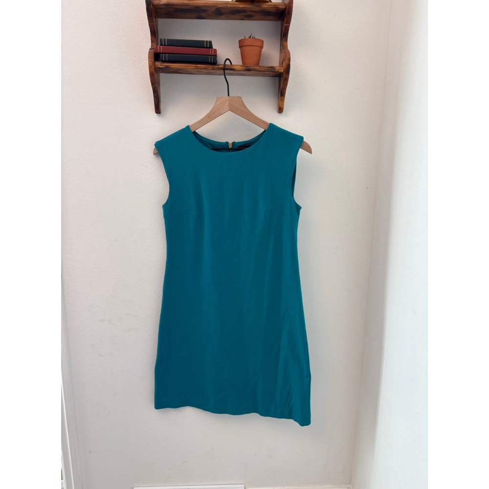 Cynthia Rowley Teal Sleeveless Sheath Dress Size 2